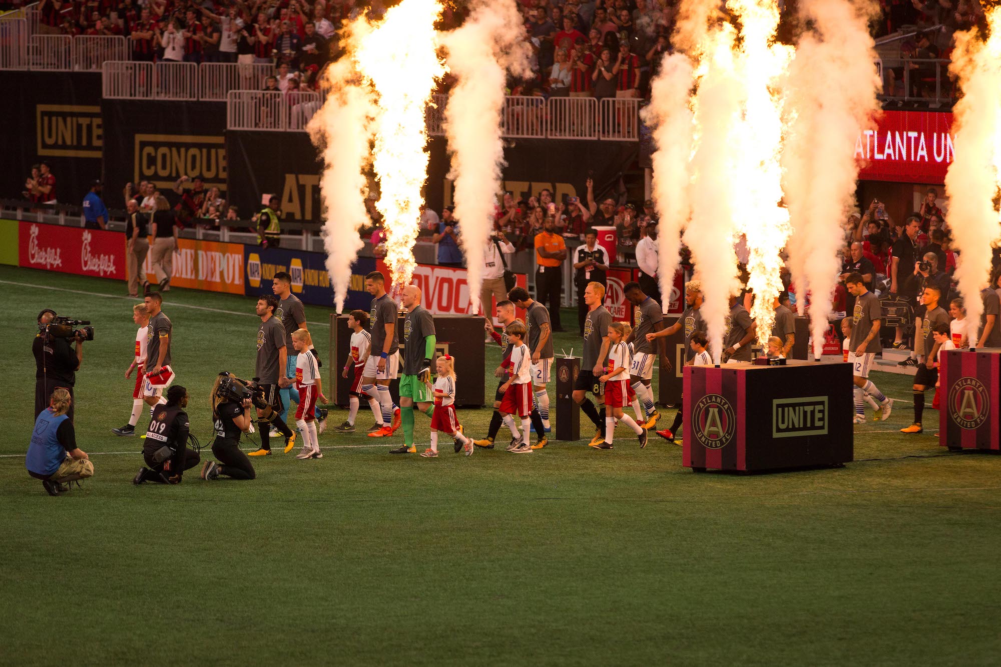 1st Game at Mercedes-Benz